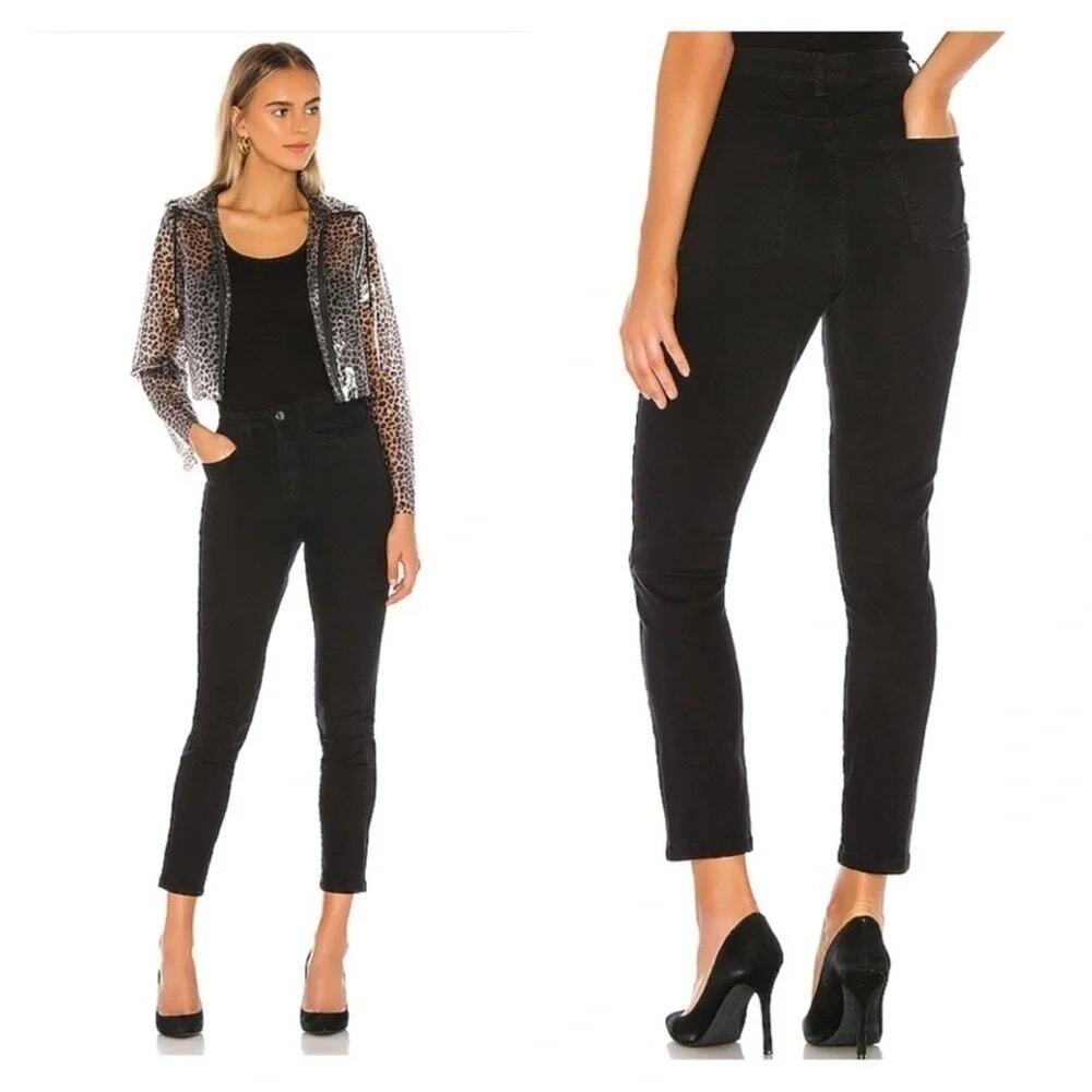 Superdown Revolve Carlotta Black Skinny Jeans NWT Sz 26